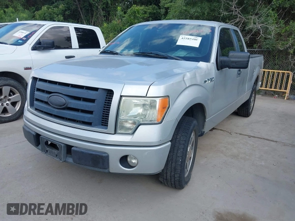 2009 Ford F-150 STX with VIN 1FTRX12W59FB48648, listed as a IAAI auction lot 42585400 with 194,483 mi miles and . Bid and sale history available at DreamBid. Image 2.