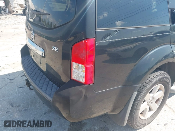 2008 Nissan Pathfinder LE with VIN 5N1AR18U48C654786, listed as a IAAI auction lot 42594509 with 181,691 mi miles and . Bid and sale history available at DreamBid. Image 6.