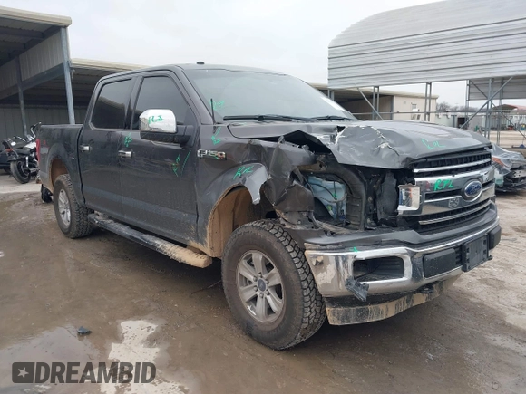 2018 Ford F-150 XL with VIN 1FTEW1E51JKE01917, listed as a IAAI auction lot 41513535 with 112,487 mi miles. Bid and sale history available at carsss.com. Image 1.