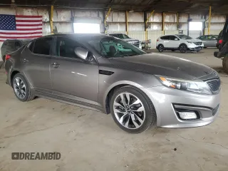 2015 Kia Optima SX with VIN 5XXGR4A70FG456501, listed as a Copart auction lot 47681395 with 125,092 mi miles and Salvage Title. Bid and sale history available at carsss.com. Image 4.