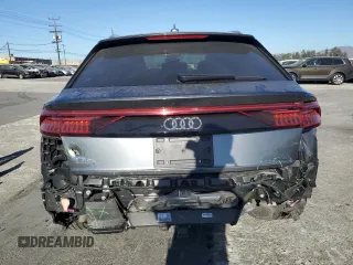 2023 Audi Q8 Premium Plus z VIN WA1EVBF12PD045117, wystawiony jako Copart lot #82049644 z przebiegiem Nie podano mil oraz Szkoda całkowita • Salvage title. Historia ofert i sprzedaży dostępna na DreamBid. Obrazek 6.
