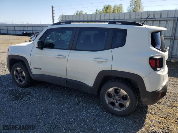 2017 Jeep Renegade Altitude with VIN ZACCJBBH2HPF02734, listed as a Copart auction lot 54343185 with 102,749 mi miles and Clean Title. Bid and sale history available at carsss.com. Image 2.