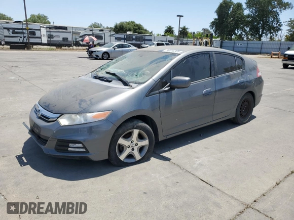 2012 Honda Insight with VIN JHMZE2H30CS003488, listed as a Copart auction lot 59016385 with Not provided miles and Salvage title. Bid and sale history available at DreamBid. Image 1.