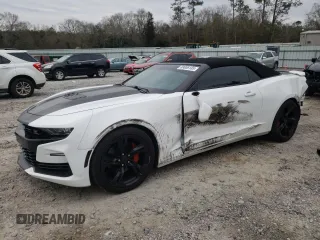 2019 Chevrolet Camaro 2SS z VIN 1G1FH3D74K0150989, wystawiony jako Copart lot #89006185 z przebiegiem 59 791 mil mil oraz Szkoda całkowita • Salvage title. Historia ofert i sprzedaży dostępna na DreamBid. Obrazek 1.
