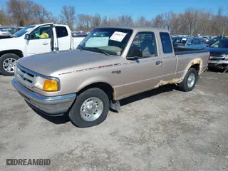 1996 Ford Ranger XL with VIN 1FTCR14U2TPB53948, listed as a IAAI auction lot 41866170 with 164,675 mi miles. Bid and sale history available at carsss.com. Image 2.