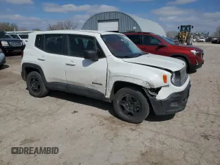 2017 Jeep Renegade Sport с VIN ZACCJBAB7HPE74460, выставлен на аукционе Copart как лот 50894815 с пробегом 187 482 миль миль и Списание • Salvage title. История ставок и продаж доступна на DreamBid. Изображение 4.