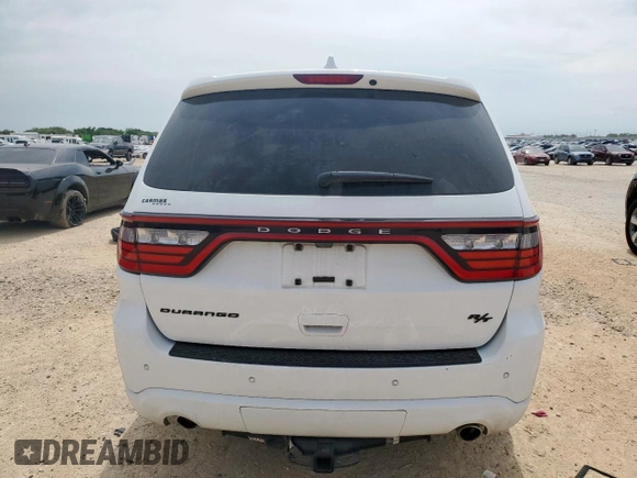 2020 Dodge Durango R/T with VIN 1C4SDHCT4LC394171, listed as a Copart auction lot 60439385 with 66,263 mi miles and Salvage title. Bid and sale history available at DreamBid. Image 6.