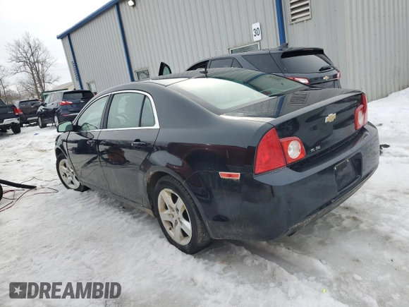 2011 Chevrolet Malibu 1LS with VIN 1G1ZB5E19BF261992, listed as a Copart auction lot 46460785 with 150,079 mi miles and Salvage Title. Bid and sale history available at DreamBid. Image 2.
