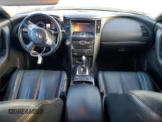 2014 Infiniti QX70 with VIN JN8CS1MW2EM413392, listed as a Copart auction lot 42974095 with 192,020 mi miles and Salvage Title. Bid and sale history available at carsss.com. Image 8.