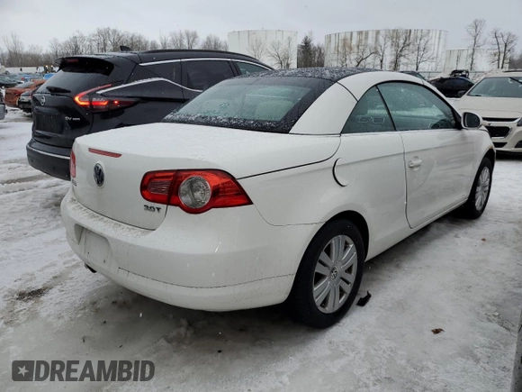 2007 Volkswagen Eos 2.0T with VIN WVWBA71F37V045223, listed as a Copart auction lot 47070825 with 160,406 mi miles and Salvage Title. Bid and sale history available at DreamBid. Image 3.