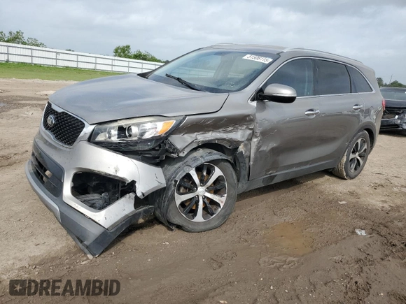 2017 Kia Sorento EX V6 with VIN 5XYPH4A55HG319344, listed as a Copart auction lot 51506115 with 102,173 mi miles and Salvage Title. Bid and sale history available at carsss.com. Image 1.