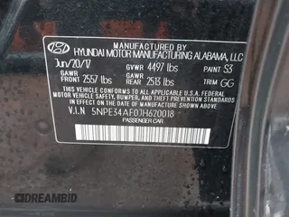 2018 Hyundai Sonata SEL with VIN 5NPE34AF0JH620018, listed as a IAAI auction lot 41391914 with 101,195 mi miles and . Bid and sale history available at DreamBid. Image 9.