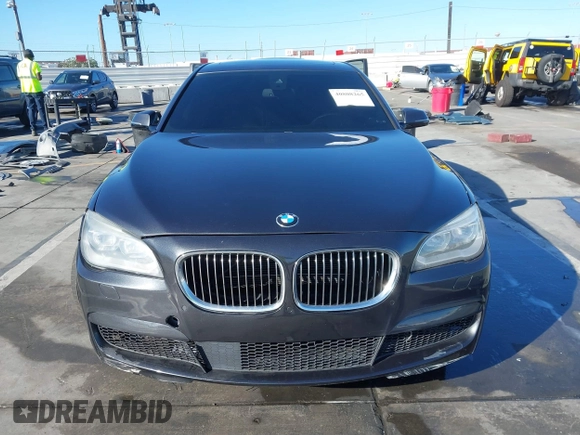 2015 BMW 7 Series 750Li with VIN WBAYE8C52FD780902, listed as a IAAI auction lot 40808265 with 102,774 mi miles. Bid and sale history available at carsss.com. Image 12.
