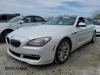 2015 BMW 6 Series 640i with VIN WBA6A0C59FD318843, listed as a Copart auction lot 75129104 with Not Provided miles and Non Repairable. Bid and sale history available at carsss.com. Image 1.