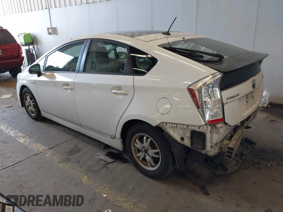 2010 Toyota Prius II with VIN JTDKN3DU4A0224477, listed as a IAAI auction lot 41893950 with 174,615 mi miles. Bid and sale history available at carsss.com. Image 3.