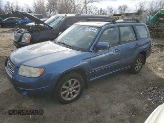 2007 Subaru Forester X w/Premium Pkg with VIN JF1SG656X7G737668, listed as a Copart auction lot 46245315 with 194,548 mi miles and Salvage Title. Bid and sale history available at carsss.com. Image 1.