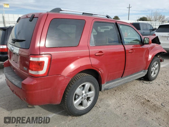 2011 Ford Escape Limited with VIN 1FMCU9EG1BKB91068, listed as a Copart auction lot 50099555 with 61,897 mi miles and Salvage Title. Bid and sale history available at carsss.com. Image 3.