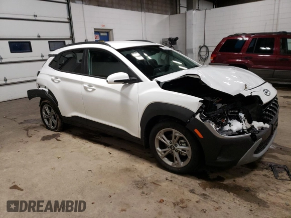 2022 Hyundai Kona SEL with VIN KM8K62AB4NU921748, listed as a Copart auction lot 72295932 with 3,046 mi miles. Bid and sale history available at carsss.com. Image 4.