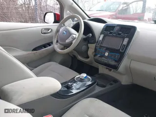 2012 Nissan LEAF SL with VIN JN1AZ0CP8CT020876, listed as a IAAI auction lot 38734212 with 42,787 mi miles. Bid and sale history available at carsss.com. Image 5.