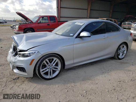 2016 BMW 2 Series 228i with VIN WBA1F9C54GV545725, listed as a Copart auction lot 62673383 with 80,266 mi miles. Bid and sale history available at carsss.com. Image 1.