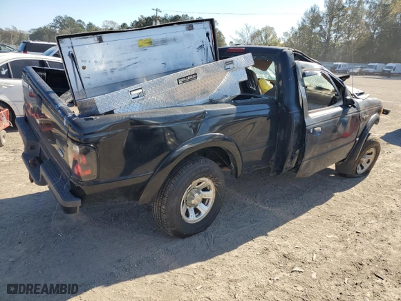 2001 Ford Ranger XL with VIN 1FTYR10U41PA05602, listed as a Copart auction lot 82392094 with 0 mi miles and Salvage Title. Bid and sale history available at carsss.com. Image 3.