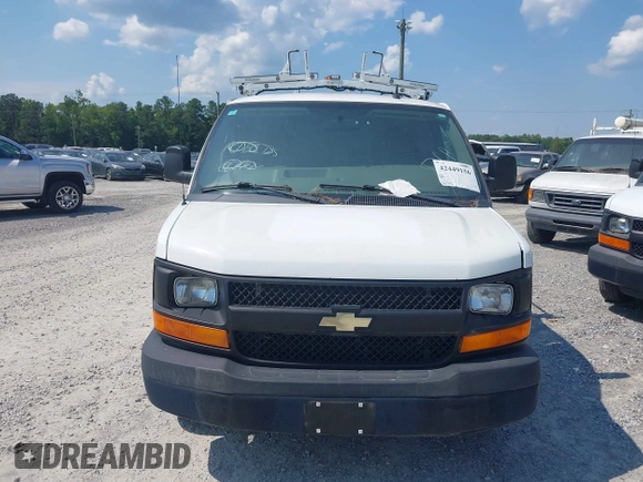 2015 Chevrolet Express Cargo with VIN 1GCWGFCF7F1161232, listed as a IAAI auction lot 42449156 with 168,895 mi miles and . Bid and sale history available at DreamBid. Image 12.