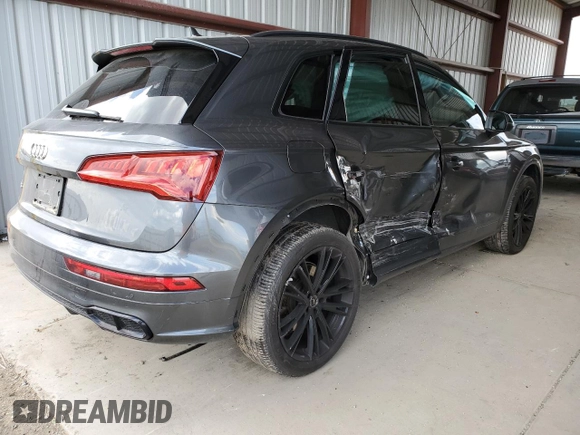 2020 Audi SQ5 Premium Plus with VIN WA1B4AFY6L2122915, listed as a Copart auction lot 69283953 with 21,255 mi miles. Bid and sale history available at carsss.com. Image 3.