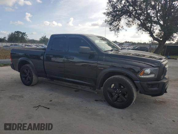 2019 Ram 1500 Classic Warlock with VIN 1C6RR6GT6KS698418, listed as a Copart auction lot 79829764 with 105,076 mi miles and Salvage Title. Bid and sale history available at carsss.com. Image 4.