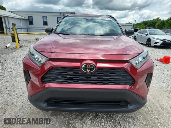 2019 Toyota RAV4 LE with VIN JTMF1RFVXKJ022826, listed as a Copart auction lot 60223225 with 54,180 mi miles and Salvage title. Bid and sale history available at DreamBid. Image 5.