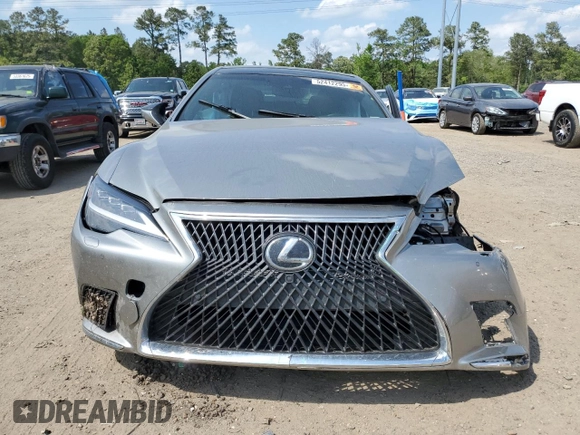 2022 Lexus LS with VIN JTHD51FF0N5015983, listed as a Copart auction lot 52412295 with 0 mi miles and Salvage Title. Bid and sale history available at carsss.com. Image 5.