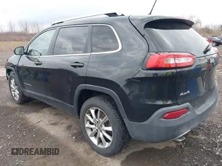 2014 Jeep Cherokee Limited with VIN 1C4PJMDB1EW156776, listed as a IAAI auction lot 41852167 with 130,514 mi miles and . Bid and sale history available at DreamBid. Image 3.