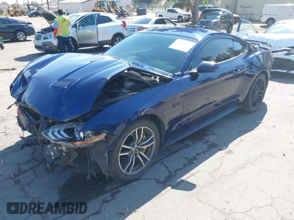 2020 Ford Mustang GT with VIN 1FA6P8CF7L5189263, listed as a IAAI auction lot 42474664 with 93,491 mi miles and . Bid and sale history available at DreamBid. Image 17.