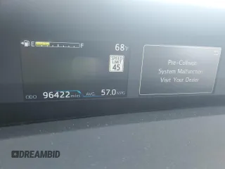 2021 Toyota Prius L Eco with VIN JTDKAMFU1M3142143, listed as a Copart auction lot 55662845 with 96,422 mi miles and Salvage Title. Bid and sale history available at DreamBid. Image 9.