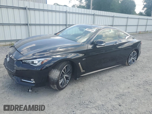 2017 Infiniti Q60 Premium z VIN JN1EV7EK1HM363876, wystawiony jako Copart lot #56001155 z przebiegiem 193 489 mil mil oraz Szkoda całkowita • Salvage title. Historia ofert i sprzedaży dostępna na DreamBid. Obrazek 1.