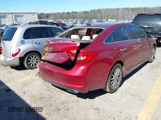 2015 Hyundai Sonata 2.4L Sport with VIN 5NPE34AF7FH240729, listed as a IAAI auction lot 41636930 with 88,446 mi miles. Bid and sale history available at carsss.com. Image 4.