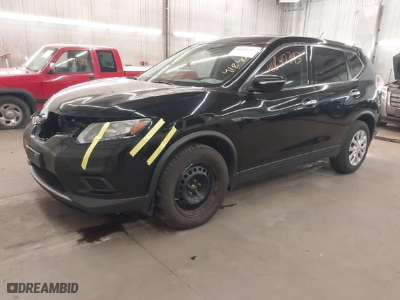 2015 Nissan Rogue SV with VIN KNMAT2MV0FP525573, listed as a IAAI auction lot 41840393 with 161,817 mi miles. Bid and sale history available at carsss.com. Image 18.