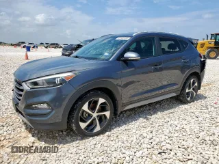 2018 Hyundai Tucson Sport with VIN KM8J33AL6JU686301, listed as a Copart auction lot 59164135 with 94,842 mi miles and Salvage title. Bid and sale history available at DreamBid. Image 1.