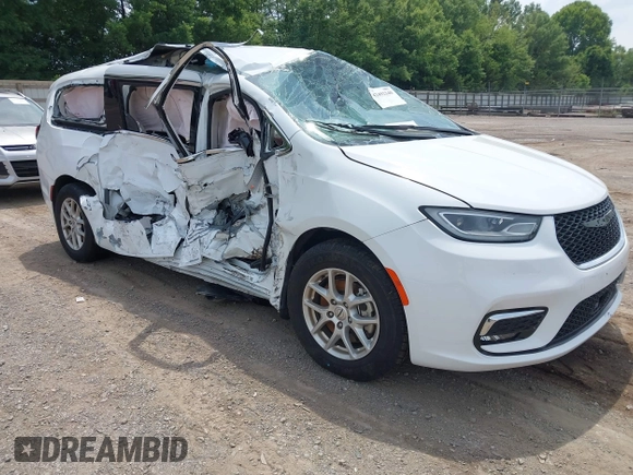 2023 Chrysler Pacifica Touring L with VIN 2C4RC1BGXPR531396, listed as a IAAI auction lot 42492340 with Not provided miles and . Bid and sale history available at DreamBid. Image 1.