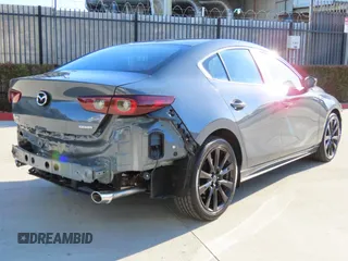 2025 Mazda 3 S Carbon Edition with VIN 3MZBPBCM5SM456474, listed as a Copart auction lot 47440055 with 3,617 mi miles and Clean Title. Bid and sale history available at DreamBid. Image 3.