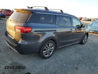 2018 Kia Sedona SX-L with VIN KNDME5C17J6389707, listed as a Copart auction lot 42446375 with 78,325 mi miles and Salvage Title. Bid and sale history available at carsss.com. Image 3.