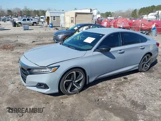 2022 Honda Accord Sport SE with VIN 1HGCV1F43NA007655, listed as a IAAI auction lot 41780298 with 47,428 mi miles and . Bid and sale history available at carsss.com. Image 17.