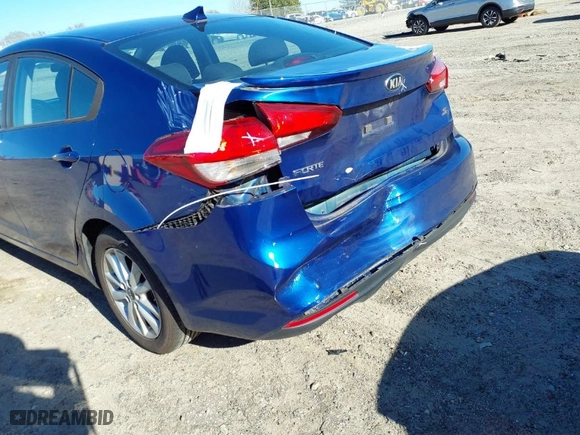 2017 Kia Forte S with VIN 3KPFL4A74HE125350, listed as a IAAI auction lot 41743892 with 110,000 mi miles. Bid and sale history available at carsss.com. Image 6.