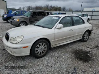 2004 Hyundai Sonata GLS with VIN KMHWF35H44A014911, listed as a Copart auction lot 47846795 with 129,920 mi miles and Salvage Title. Bid and sale history available at DreamBid. Image 1.