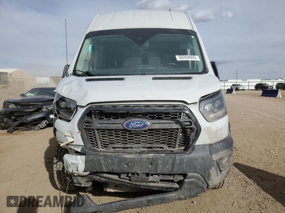 2023 Ford Transit Cargo with VIN 1FTBW2XG9PKB73049, listed as a Copart auction lot 50264605 with 103,021 mi miles and Salvage title. Bid and sale history available at DreamBid. Image 5.