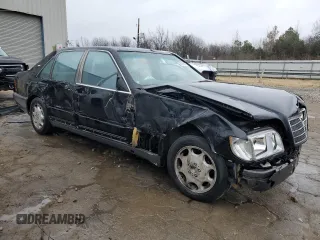 1994 Mercedes-Benz S with VIN WDBGA43E1RA183733, listed as a Copart auction lot 69675834 with Not Provided miles and Salvage Title. Bid and sale history available at DreamBid. Image 4.