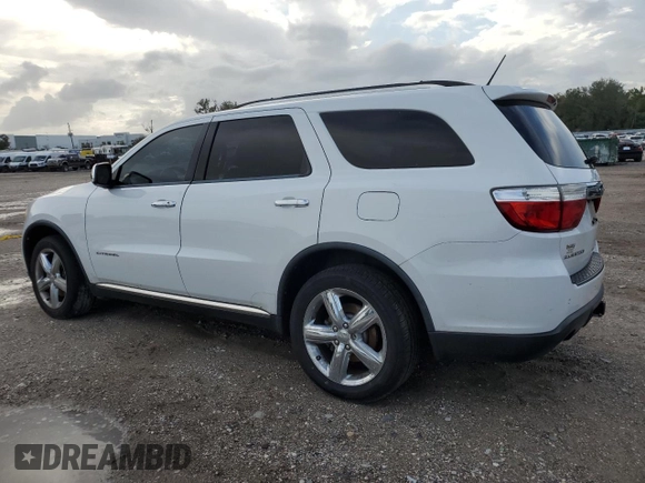 2013 Dodge Durango Citadel with VIN 1C4SDHET1DC647459, listed as a Copart auction lot 79334844 with 151,560 mi miles and Salvage Title. Bid and sale history available at carsss.com. Image 2.