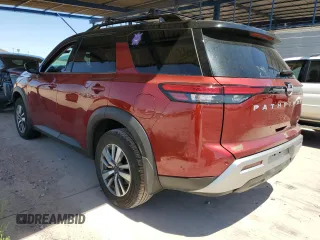 2024 Nissan Pathfinder SL z VIN 5N1DR3CA1RC290320, wystawiony jako Copart lot #54735815 z przebiegiem 4 866 mil mil oraz Szkoda całkowita • Salvage title. Historia ofert i sprzedaży dostępna na DreamBid. Obrazek 2.
