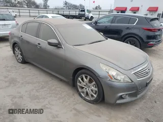 2013 Infiniti G37 Journey with VIN JN1CV6AP9DM716376, listed as a IAAI auction lot 41534497 with 73,994 mi miles and . Bid and sale history available at DreamBid. Image 1.