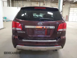 2012 Kia Sorento SX with VIN 5XYKW4A22CG297804, listed as a Copart auction lot 51800975 with 91,787 mi miles and Salvage Title. Bid and sale history available at carsss.com. Image 6.