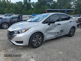 2024 Nissan Versa S with VIN 3N1CN8DV8RL911358, listed as a Copart auction lot 63601745 with 5,470 mi miles and Non repairable. Bid and sale history available at DreamBid. Image 1.
